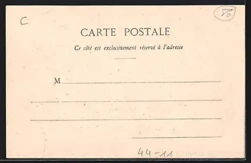 AK Picardie, Types Crotellois, La partie de Cartes, Kartenspiel