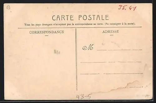 AK Rennes, Souvenir de la Fete des Fleurs, Umzug beim Fasching