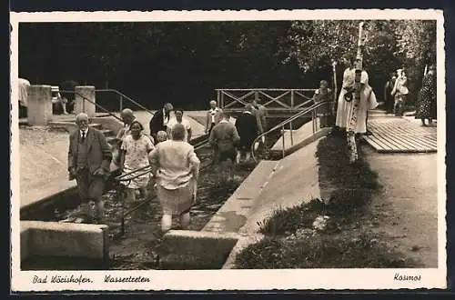 AK Bad Wörishofen, Wassertreten-Badekultur