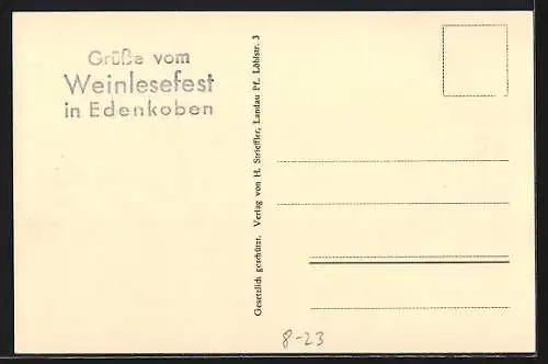 AK Bauern bei der Weinlese