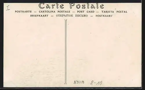 AK Paris, Hochwasser Januar 1910, gestellter Plünderer