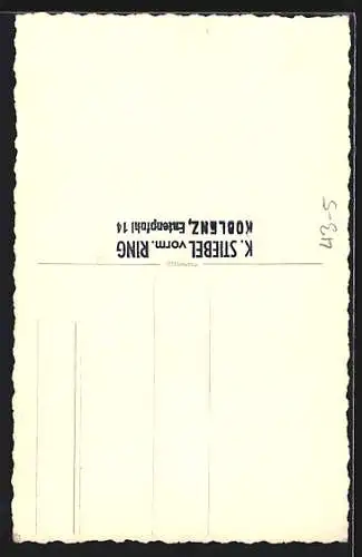 AK Mann im tollen Kostüm beim Fasching