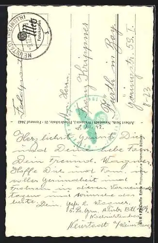 AK Weinlese an der Weinstrasse