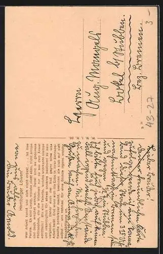 Künstler-AK Hamburg, Hamburger Löwen