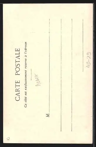 AK Journaux et Lecteurs, Mann liest die Zeitung L'Aurore