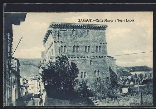 AK Zarauz, Calle Mayor y Torre Lucea