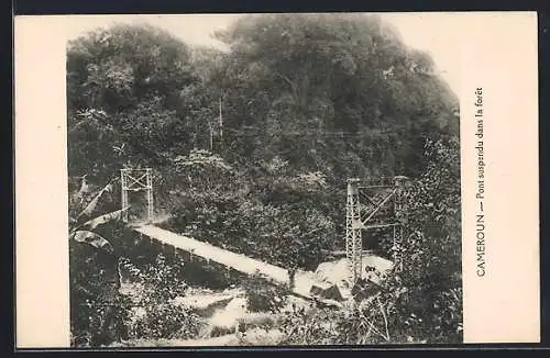 AK Cameroun, Pont suspendu dans la forêt