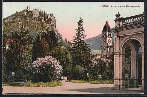 AK Arco, Alte Promenade