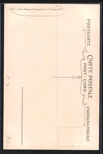 AK Junger Herr im Mantel mit Zylinderhut, Biedermeier