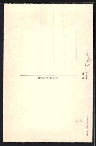 AK Cancer, Horoscope, Infotext mit Illustrationen