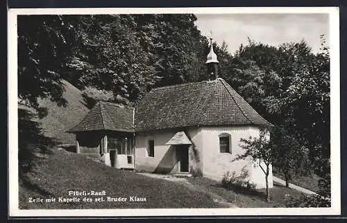 AK Flüeli-Ranft, Zelle mit Kapelle des sel. Bruders Klaus