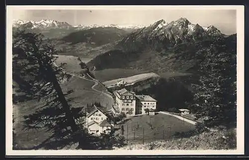 AK Rigi-Staffel, Hotel Rigi Kulm mit Pilatus