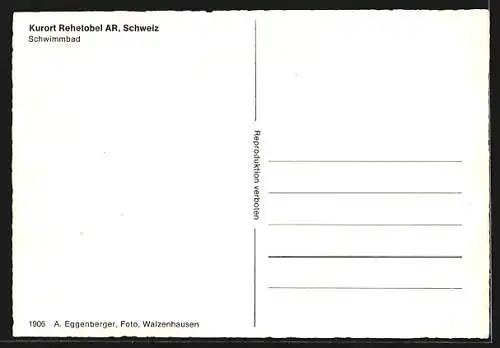 AK Rehetobel /Ar., Schwimmbad