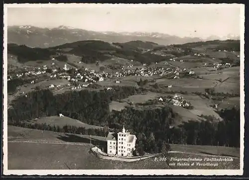 AK Heiden, Fliegeraufnahme mit Vorarlberge