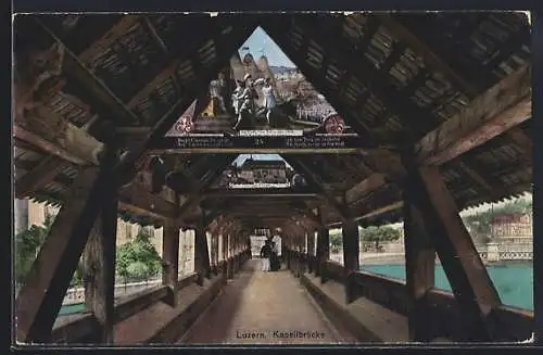 AK Luzern, Inneres der Kapellbrücke