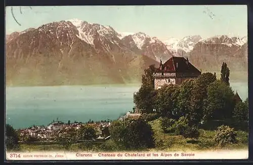 AK Clarens, Chateau du Chatelard et les Alpes de Savoie