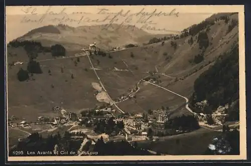 AK Les Avants, Panorama et col de Son-Loup