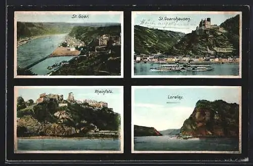 AK St. Goar, Rheinfels und Loreley