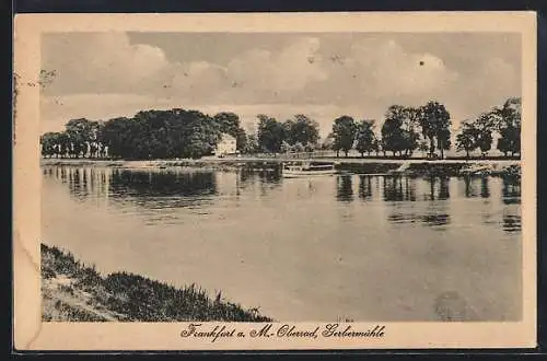 AK Frankfurt a. M.-Oberrad, Gerbermühle am Wasser