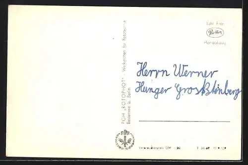 AK Gross Köris, Ortsansicht, Kanal, am Seesteg