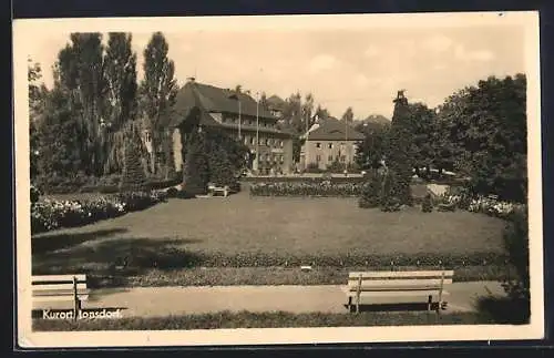 AK Jonsdorf, am Gemeindeamt mit Kurpark