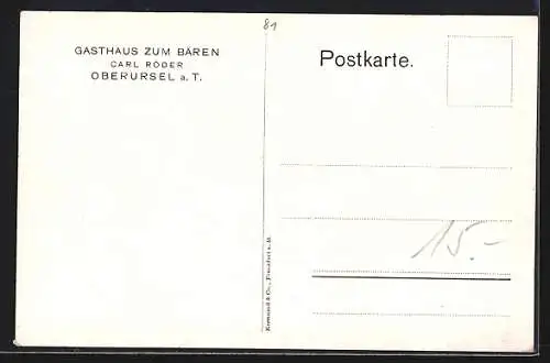 AK Oberursel, Gasthaus zum Bären