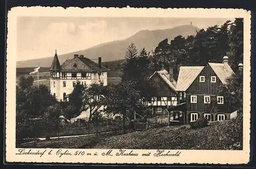 AK Lückendorf b. Oybin, Kurhaus mit Hochwald