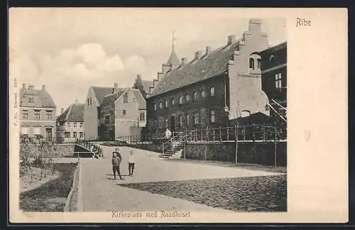 AK Ribe, Kirkeplads med Raadhuset