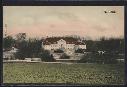 AK Hverringe, Blick auf das Schloss