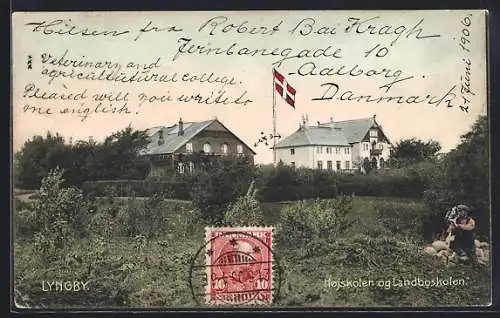 AK Lyngby, Hojskolen og Landboskolen