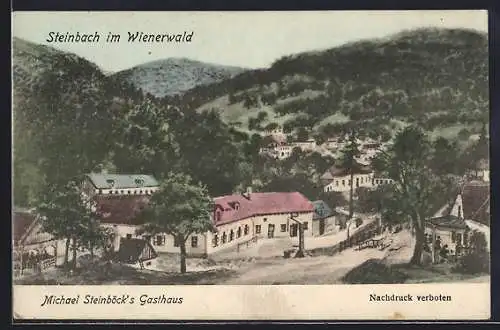 AK Steinbach im Wienerwald, Gasthaus von Michael Steinböck