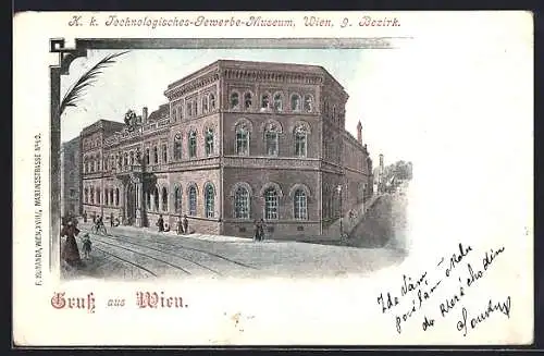 Lithographie Wien, K. k. Technologisches Gewerbe-Museum