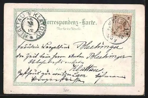 Lithographie Mürzsteg, Kaiserl. Jagdschloss, Ortsansicht, Auerhahn