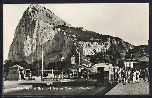 AK Gibraltar, North View of Rock and Frontier Gates