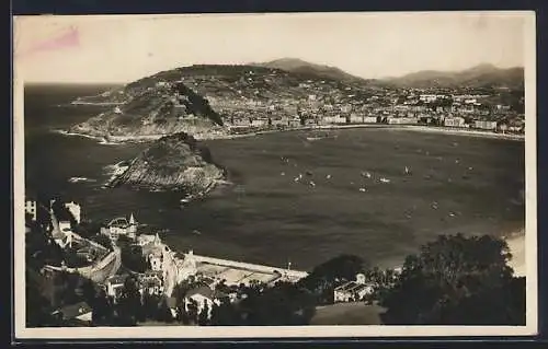 AK San Sebastian, Vista desde el monte Igueldo