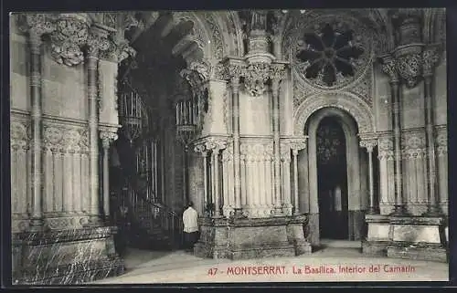 AK Montserrat, La Basilica, Interior del Camarin