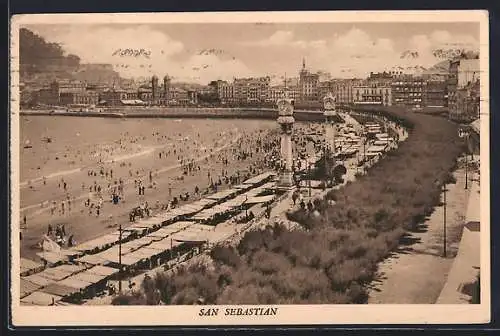 AK San Sebastian, Paseo y Playa de la Concha
