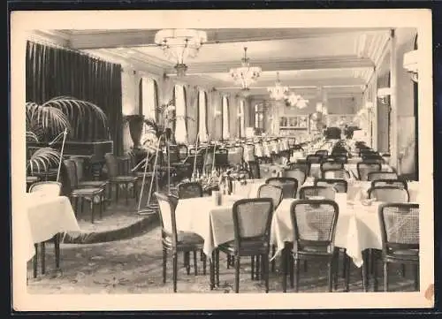 AK Liége, Restaurant Au Bon Marché, Place du Marechal Foch, Salon de Louis XVI