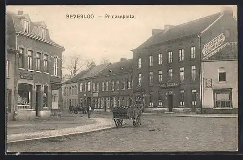 AK Beverloo, Prinzenplatz mit Hotel St. Jean