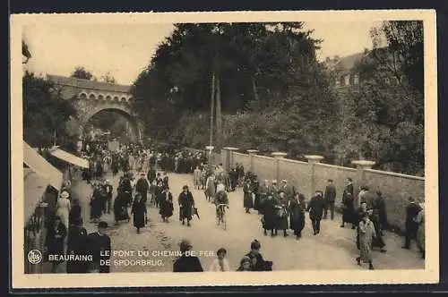 AK Beauraing, Le Pont du Chemin de Fer