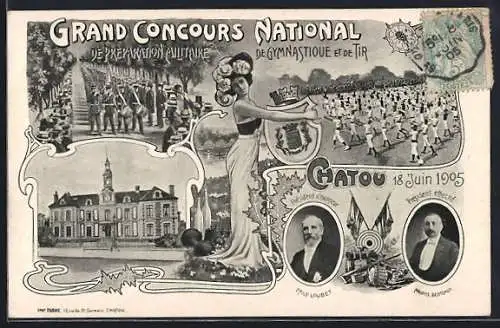 AK Chatou, Grand Concours National de Préparation Militaire de Gymnastique et de Tir 1905