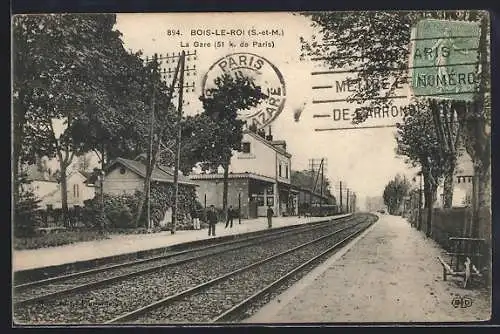 AK Bois-le-Roi, La Gare