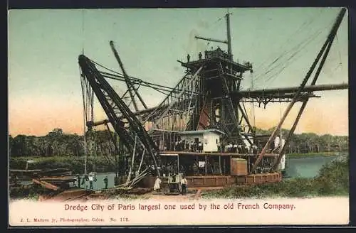 AK Dredge City of Paris largest one used by the old French Company