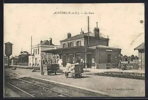 AK Achères, La Gare