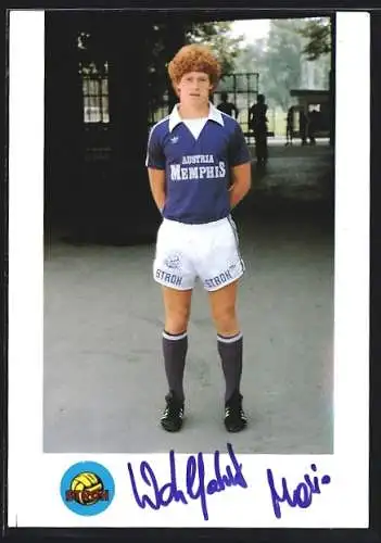 AK Fussballspieler Mario Wohlfahrt, Geb. 1961, Autogramm