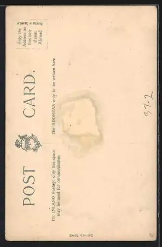 AK The One-Man Orchestra, Musiker mit Blasinstrument und Trommel