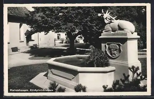 AK Walzenhausen, Kirchplatzbrunnen