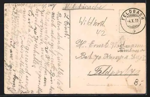 AK Wildkirchli /Appenzell, Eingang mit Trachtenbuben