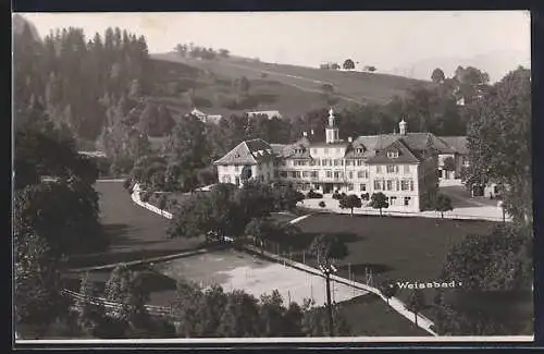 AK Weissbad, Teilansicht Kurhaus mit Umgebung