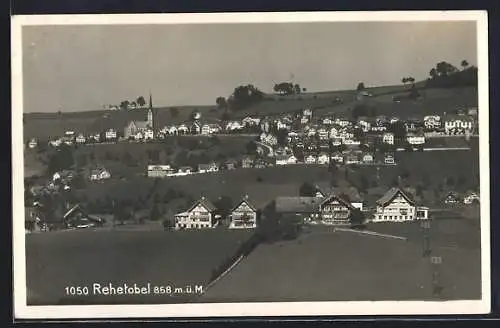 AK Rehetobel, Gesamtansicht aus der Vogelschau